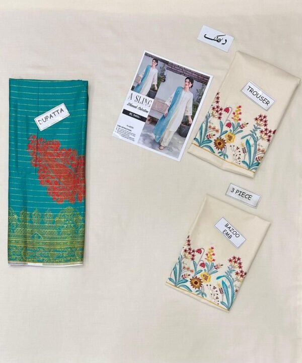 Winter Dhanak Embroidered Dress