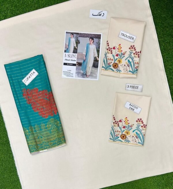 Winter Dhanak Embroidered Dress