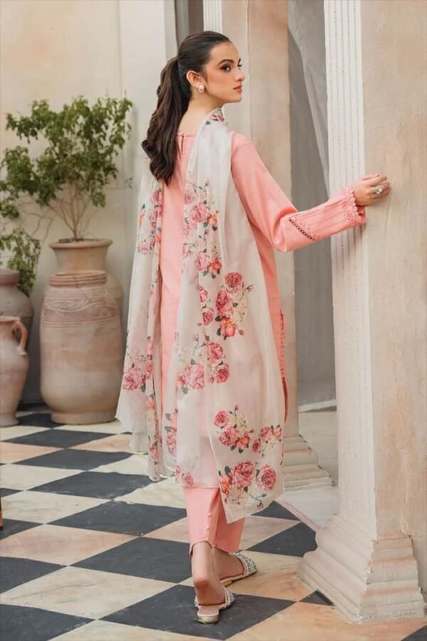 Winter Fabric Dhanak Embroidered Dress
