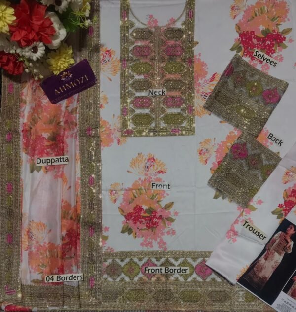 Silk Embroidered Party Wear