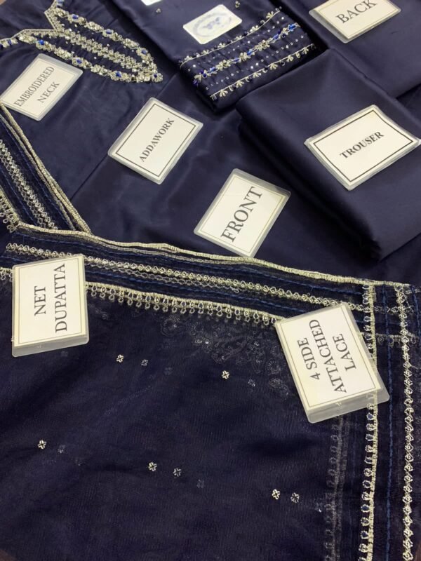 Silk Handwork Party Wear Article