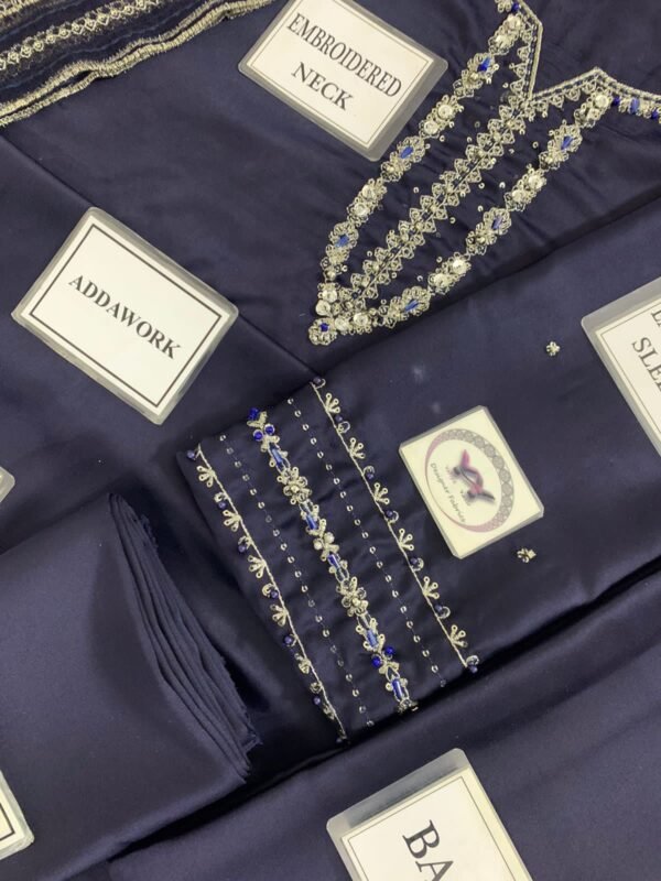 Silk Handwork Party Wear Article