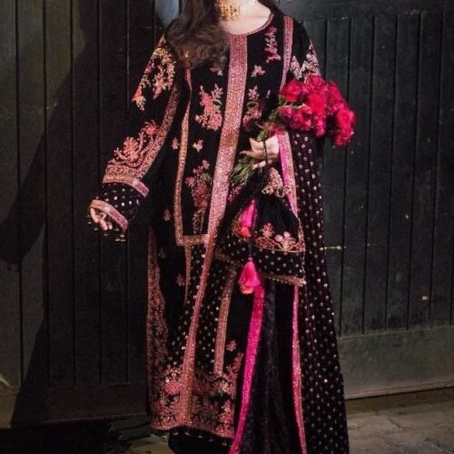 Aneelas Velvet Party Wear Article