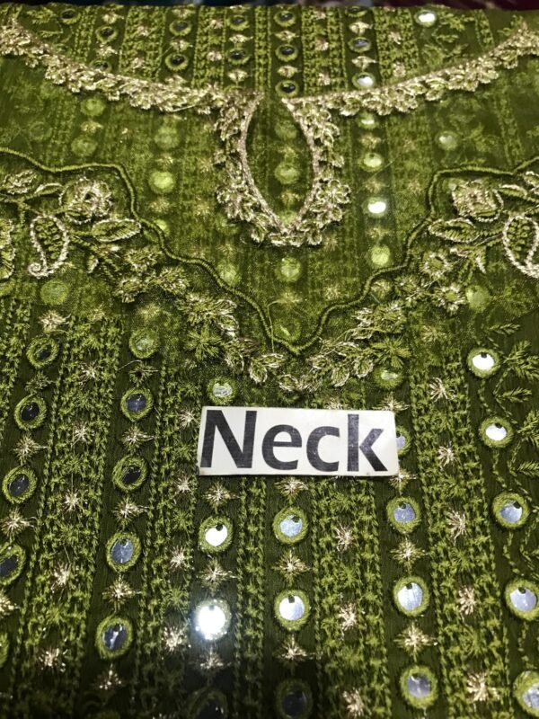 Azure Chiffon Party Wear Article