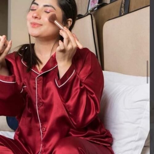 Silk Night Suites For Girls/Ladies