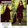 Rang Ja Velvet Party Wear Winter Dress
