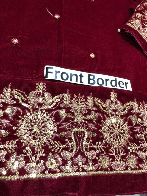 Aneelas Luxury Velvet Party Wear