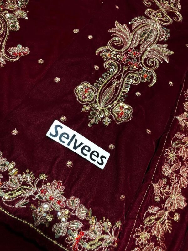 Aneelas Luxury Velvet Party Wear