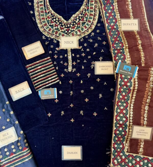 Jazmine Velvet Party Wear Article